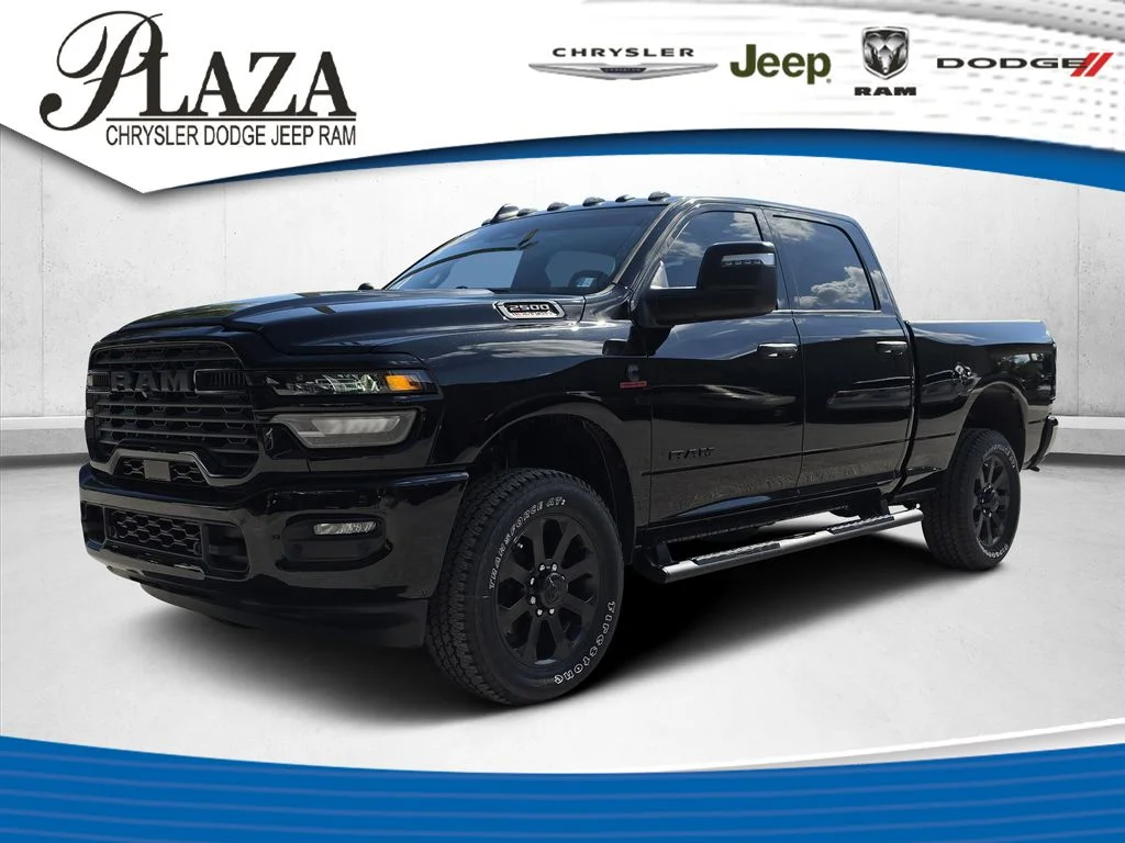New 2026 Diamond Black Crystal Pearl-Coat Exterior Paint RAM Big Horn image 1