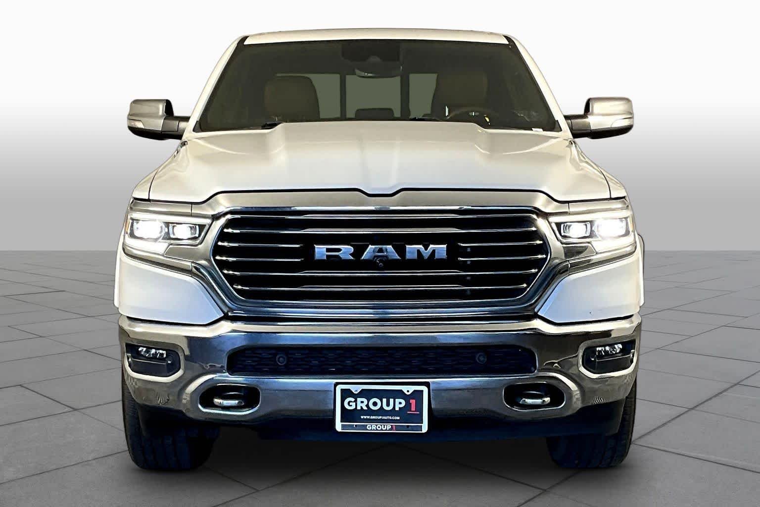 Used 2021 Ivory White Tri-Coat Pearlcoat Ram Longhorn image 6