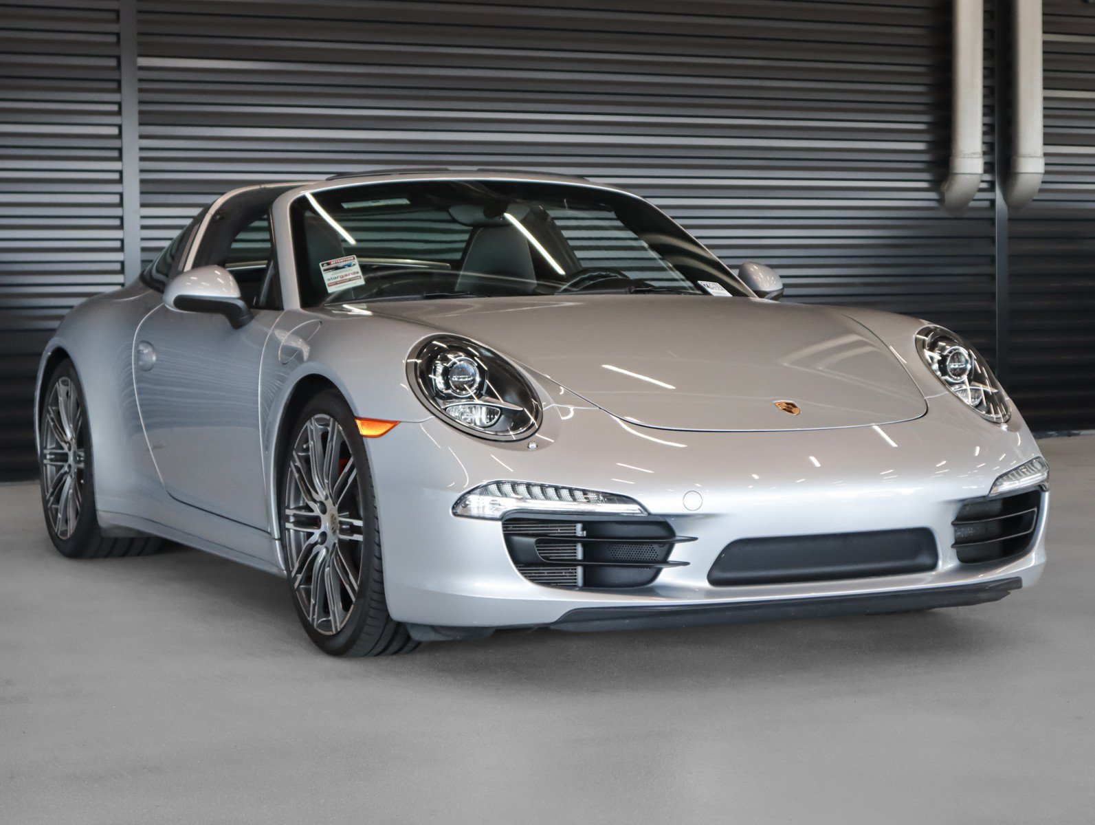 Certified Used 2015 Rhodium Silver Metallic Porsche Targa 4S image 7