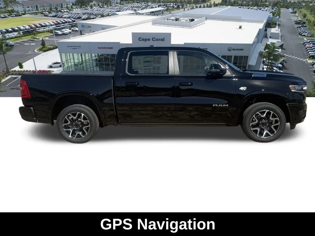 New 2026 Diamond Black Crystal Pearl-Coat Exterior Paint RAM Laramie image 3