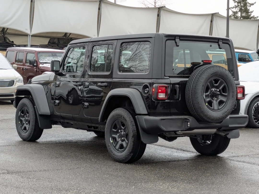 New 2026 Black Jeep Sport - - 4x4 - 2.0L Turbo Engine - 12.3 Uconnect 5 Display - 3-Piece Hard Top & More! image 6