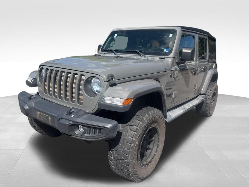 Used 2019 Gray Jeep Unlimited Sahara image 2
