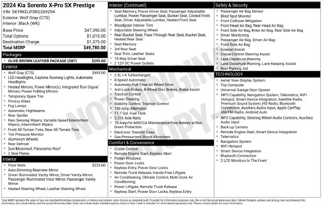Used 2024 Gray Kia X-Pro SX Prestige image 21