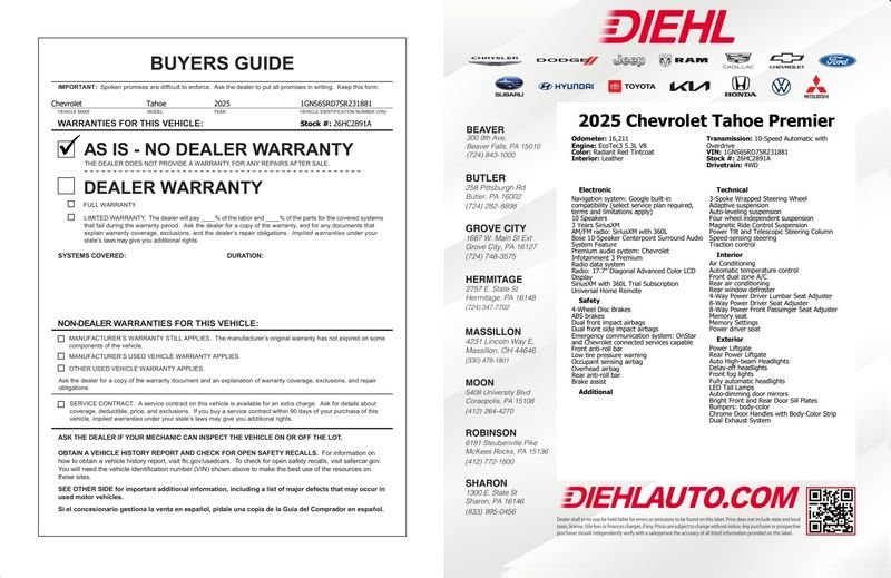 Used 2025 Red Chevrolet Premier image 45
