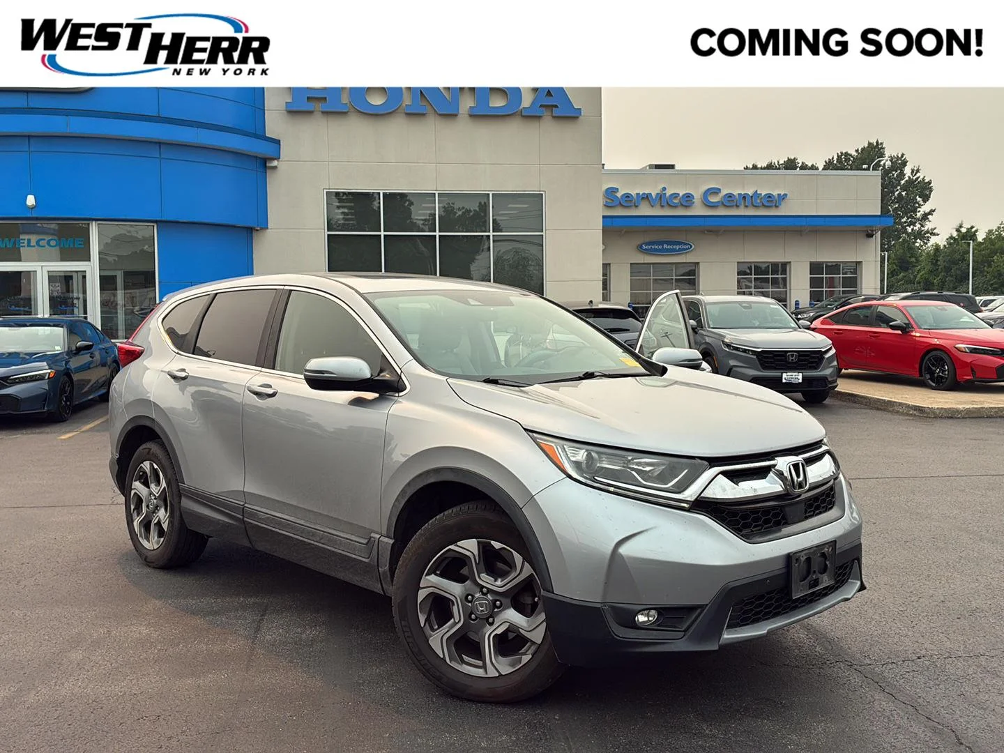 Used 2019 Lunar Silver Metallic Honda EX image 1