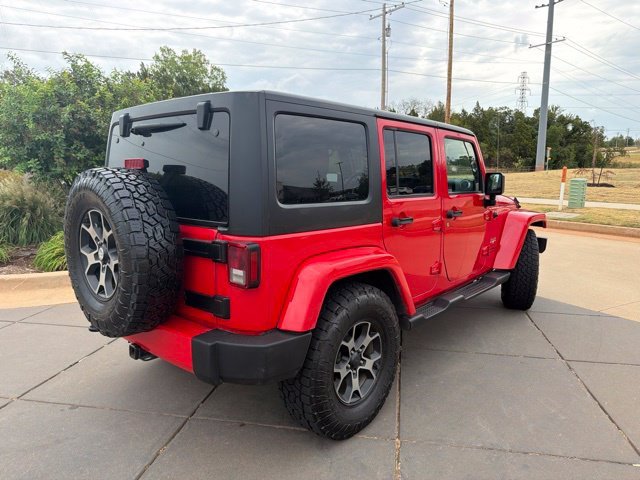 Used 2017 Red Jeep Unlimited Sahara image 5