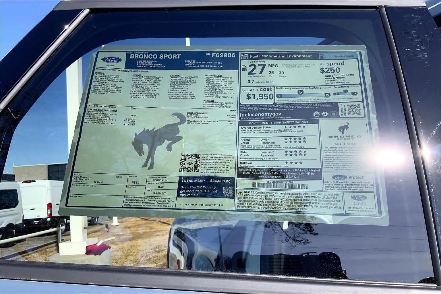 New 2025 Azure Gray Metallic Tri-Coat Ford Big Bend® image 20