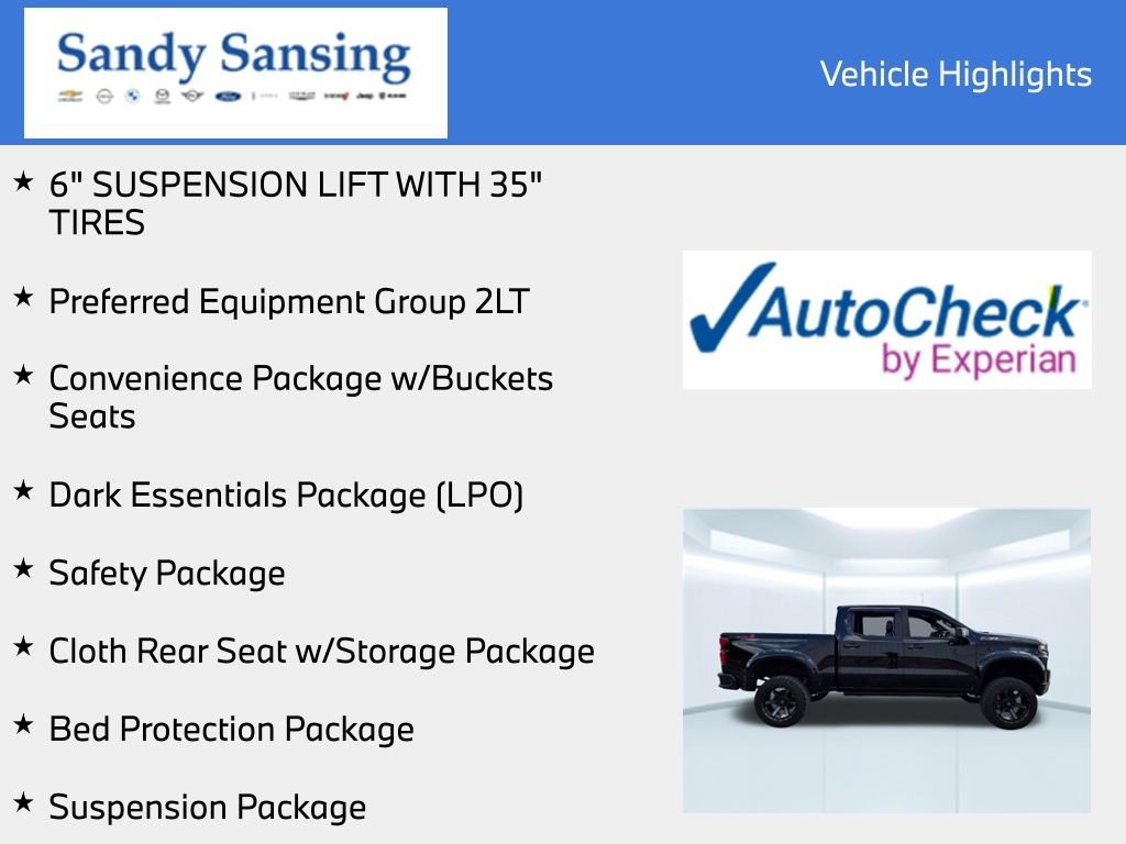 Used 2022 Black Chevrolet LT Trail Boss image 7