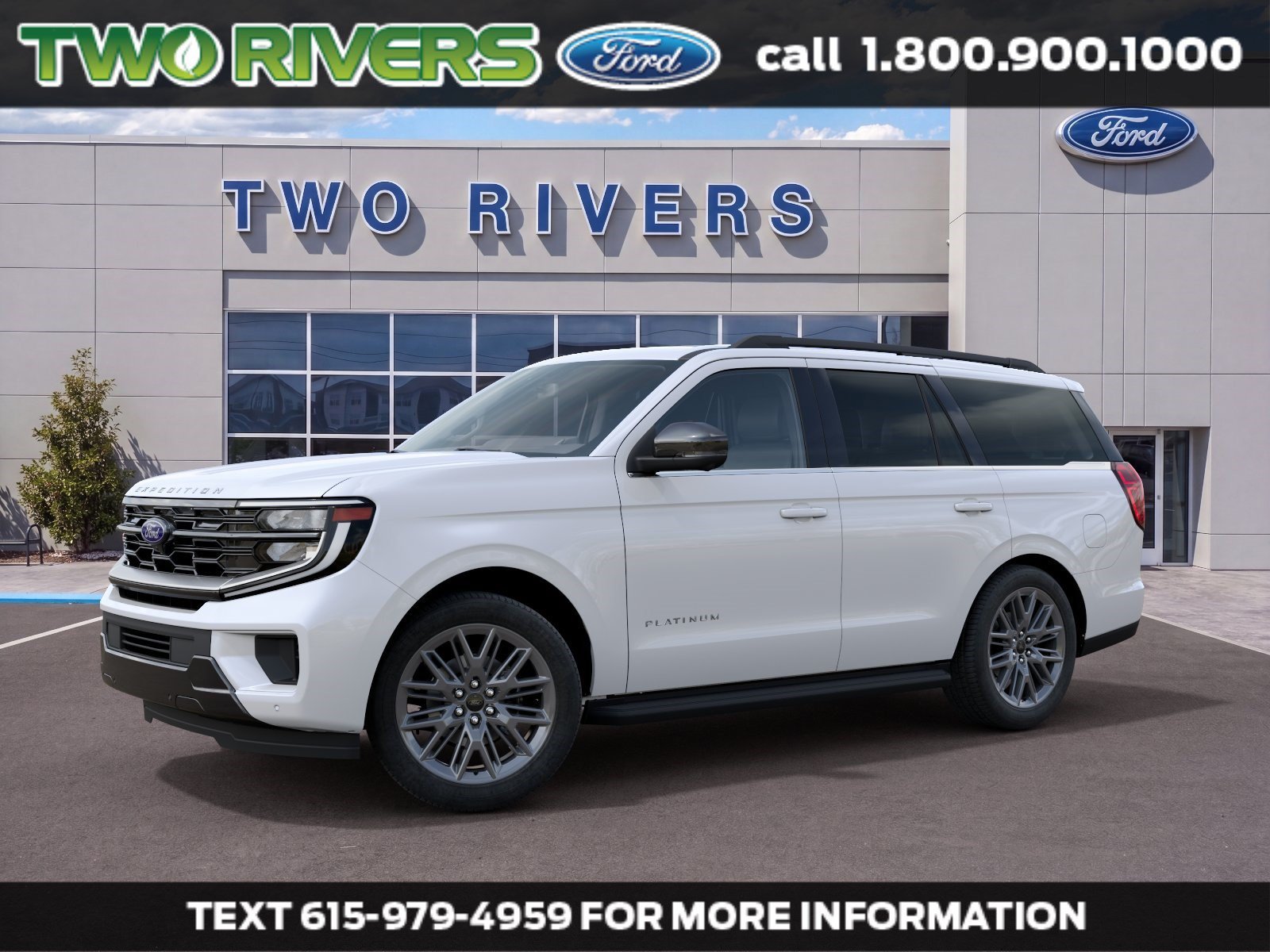 New 2027 Star White Metallic Tri-Coat Ford Platinum image 1