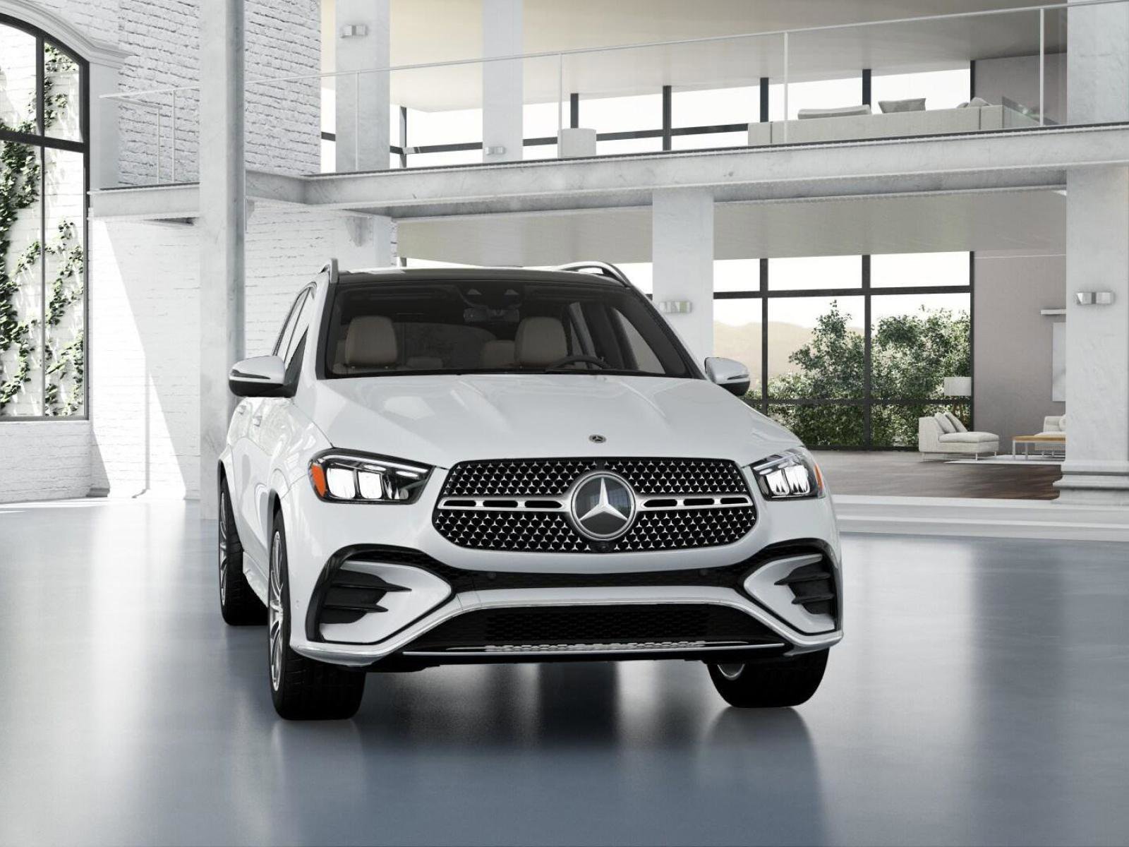 New 2026 MANUFAKTUR Moonlight White Metallic Mercedes-Benz GLE 350 image 8