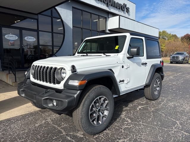 New 2026 Bright White Clear-Coat Exterior Paint Jeep Sport S image 2