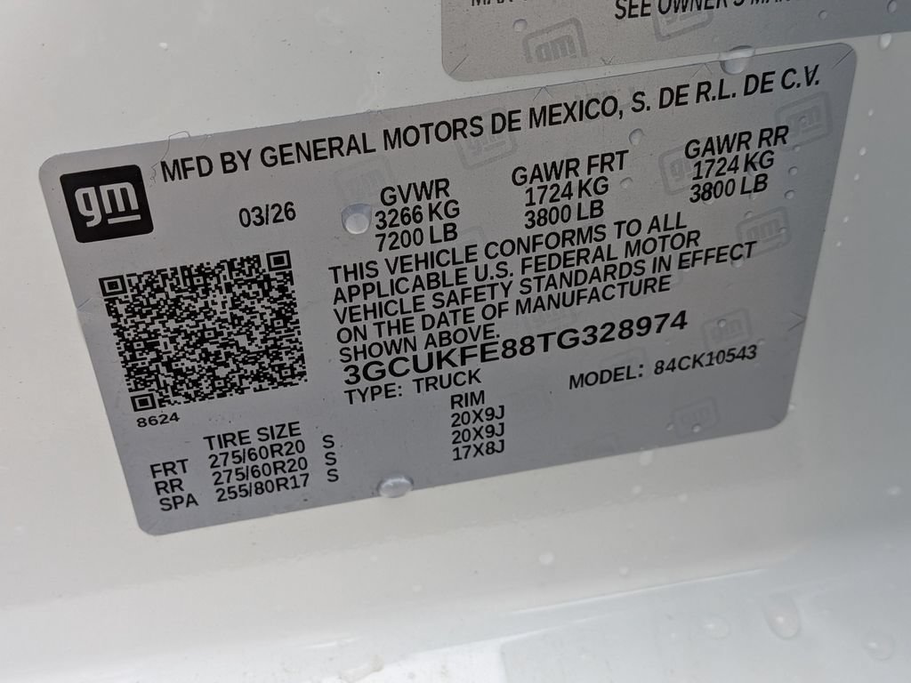 New 2026 Summit White Chevrolet LT Trail Boss image 30