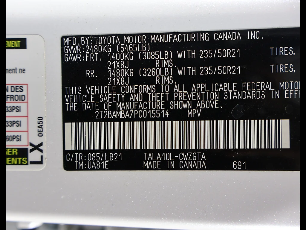 Certified Used 2023 EMINENT WHITE PEARL Lexus Premium+ image 12