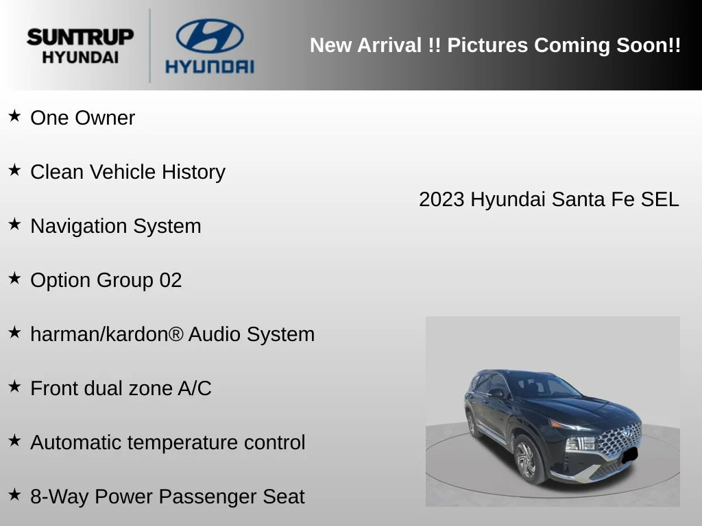 Used 2023 Twilight Black Hyundai SEL image 5