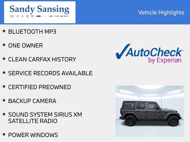 Used 2025 Crystal Metallic Jeep Sport image 7