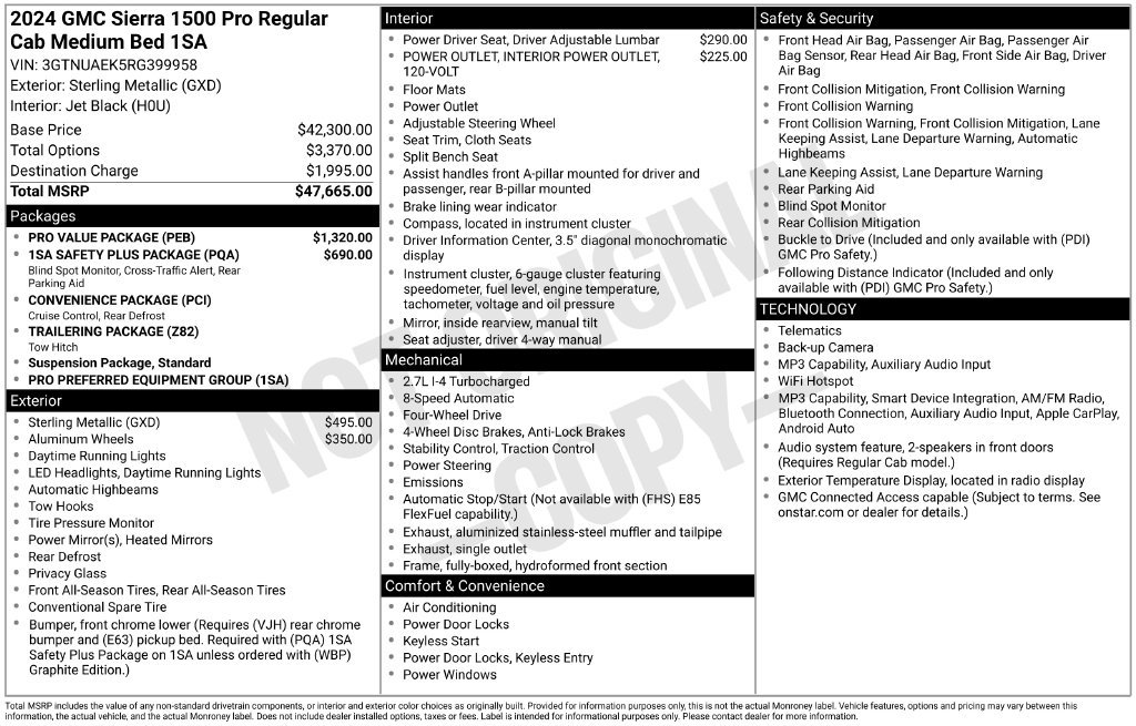 Certified Used 2024 Silver GMC Pro image 21
