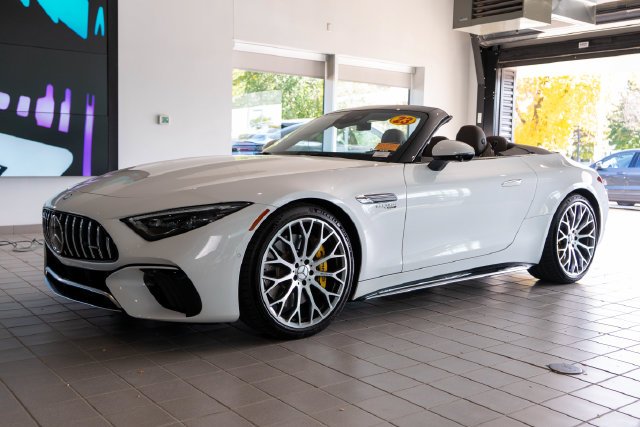 Certified Used 2023 White Mercedes-Benz SL 63 AMG® image 4