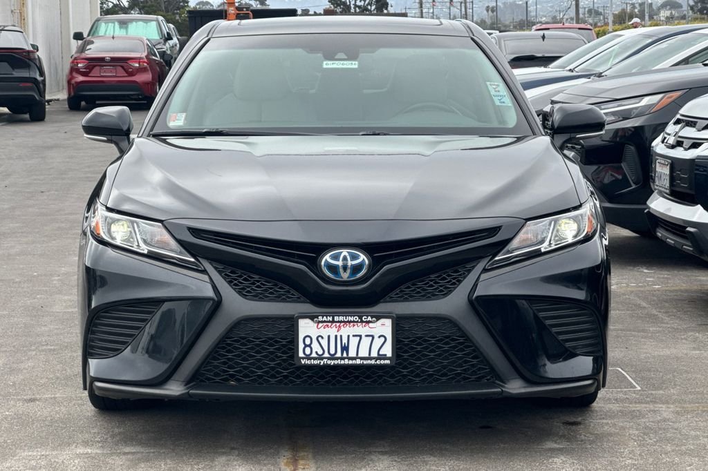 Certified Used 2020 Black Toyota SE image 9