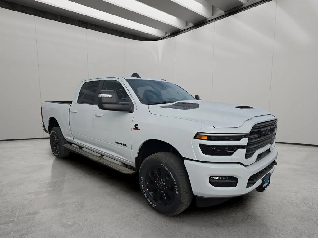 New 2026 Bright White Clear-Coat Exterior Paint RAM Laramie image 7