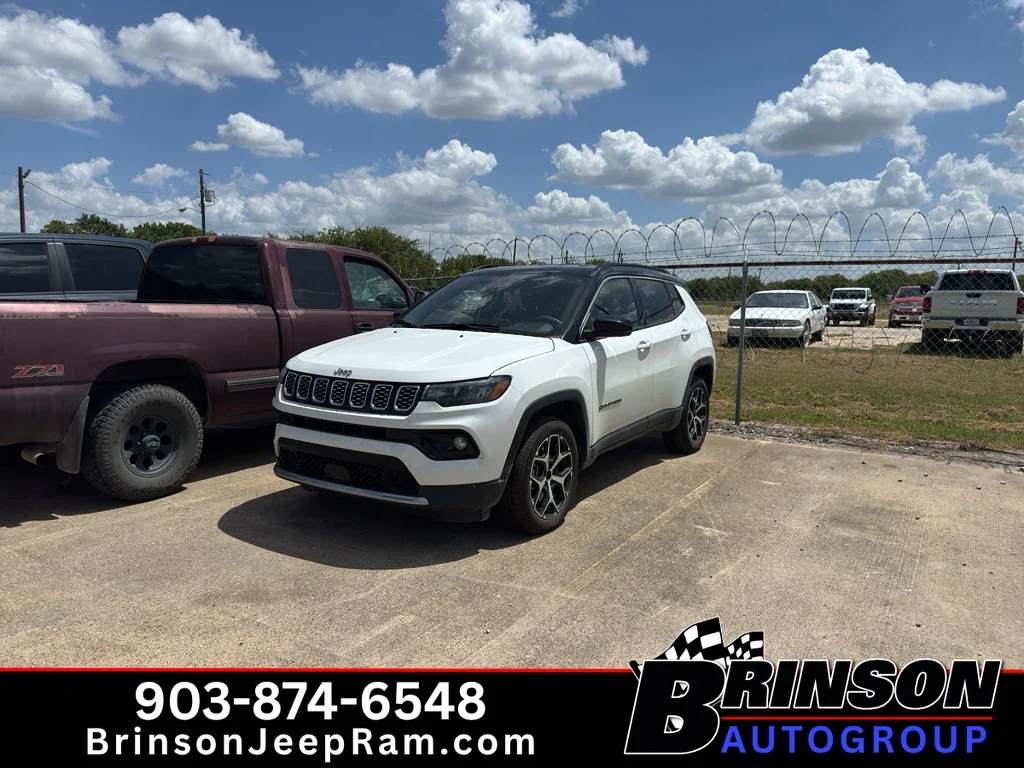 Used 2024 Bright White Clearcoat Jeep Limited image 1