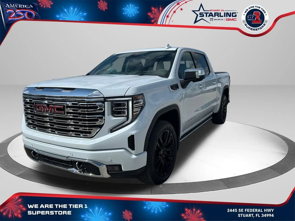 New 2026 Glacier White Tricoat GMC Denali image 1