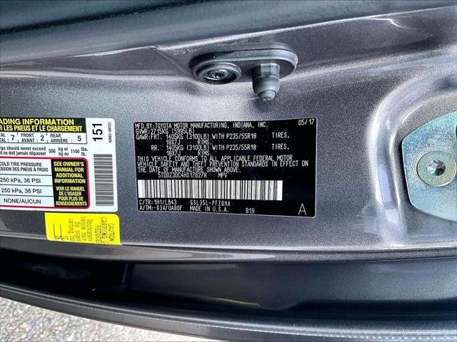Certified Used 2017 PREDAWN GRAY MICA Toyota  image 9