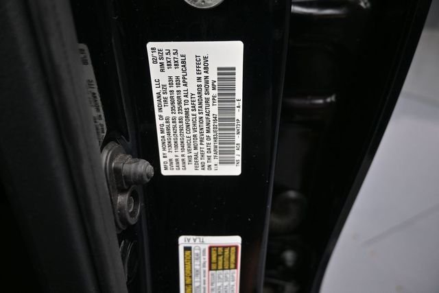 Used 2018 Crystal Black Pearl Honda EX-L image 19