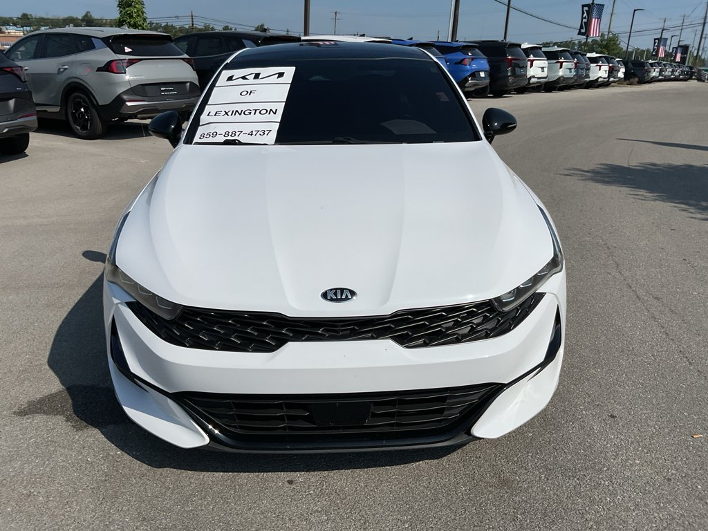 Used 2021 Glacial White Pearl Kia GT-Line image 3