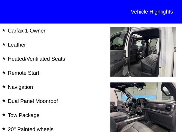 Certified Used 2024 Star White Ford Lariat image 2