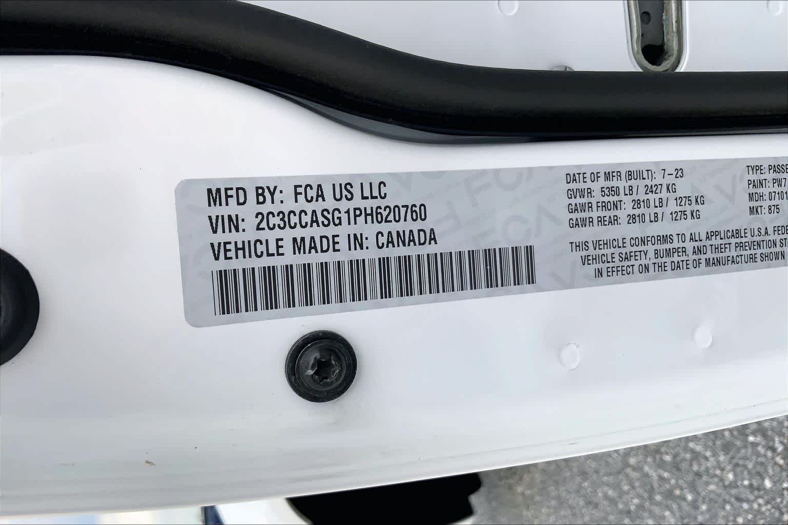 Used 2023 Bright White Clearcoat Chrysler Touring L image 31