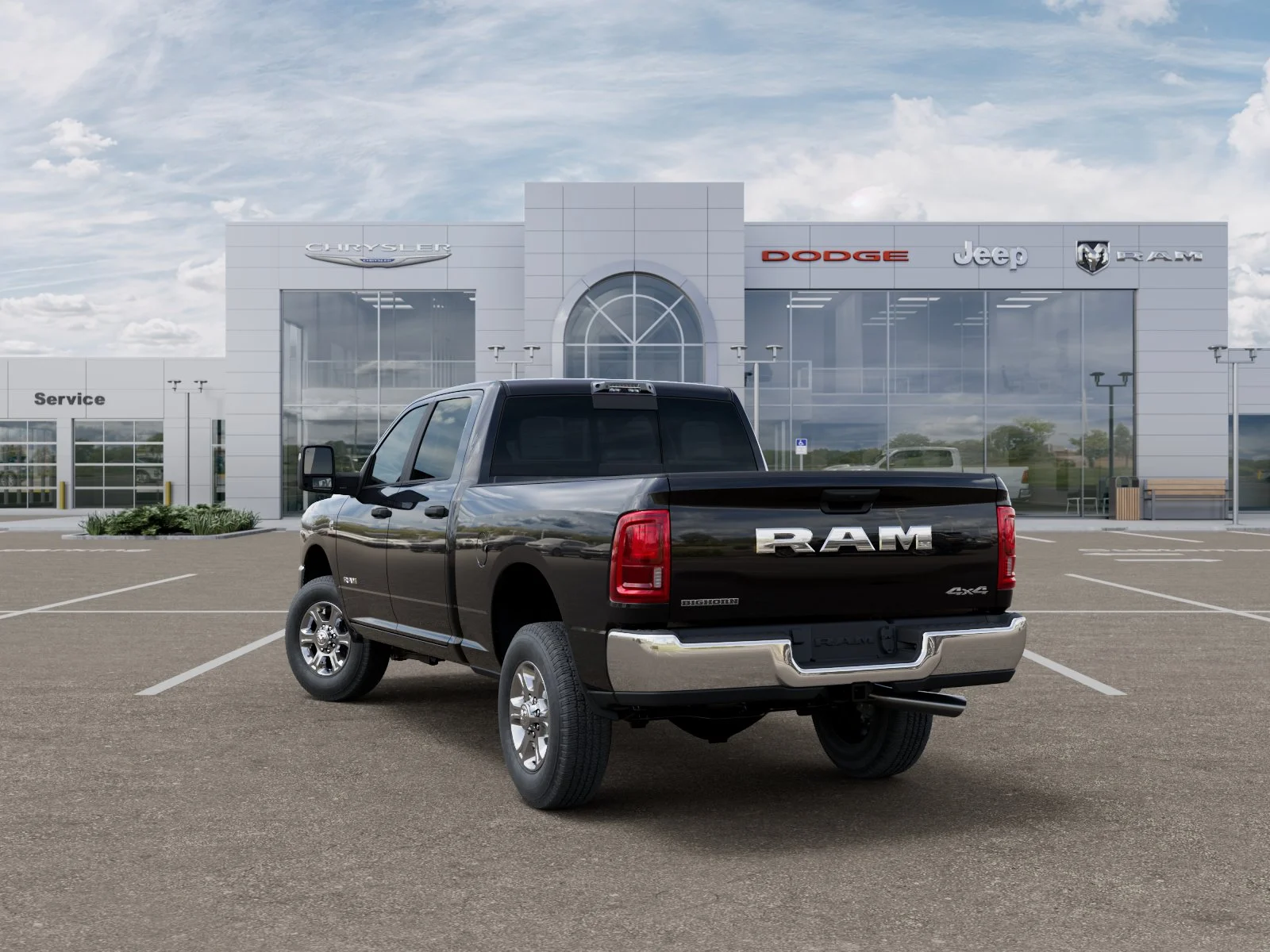 New 2026 Diamond Black Crystal Pearl-Coat Exterior Paint RAM Big Horn image 30