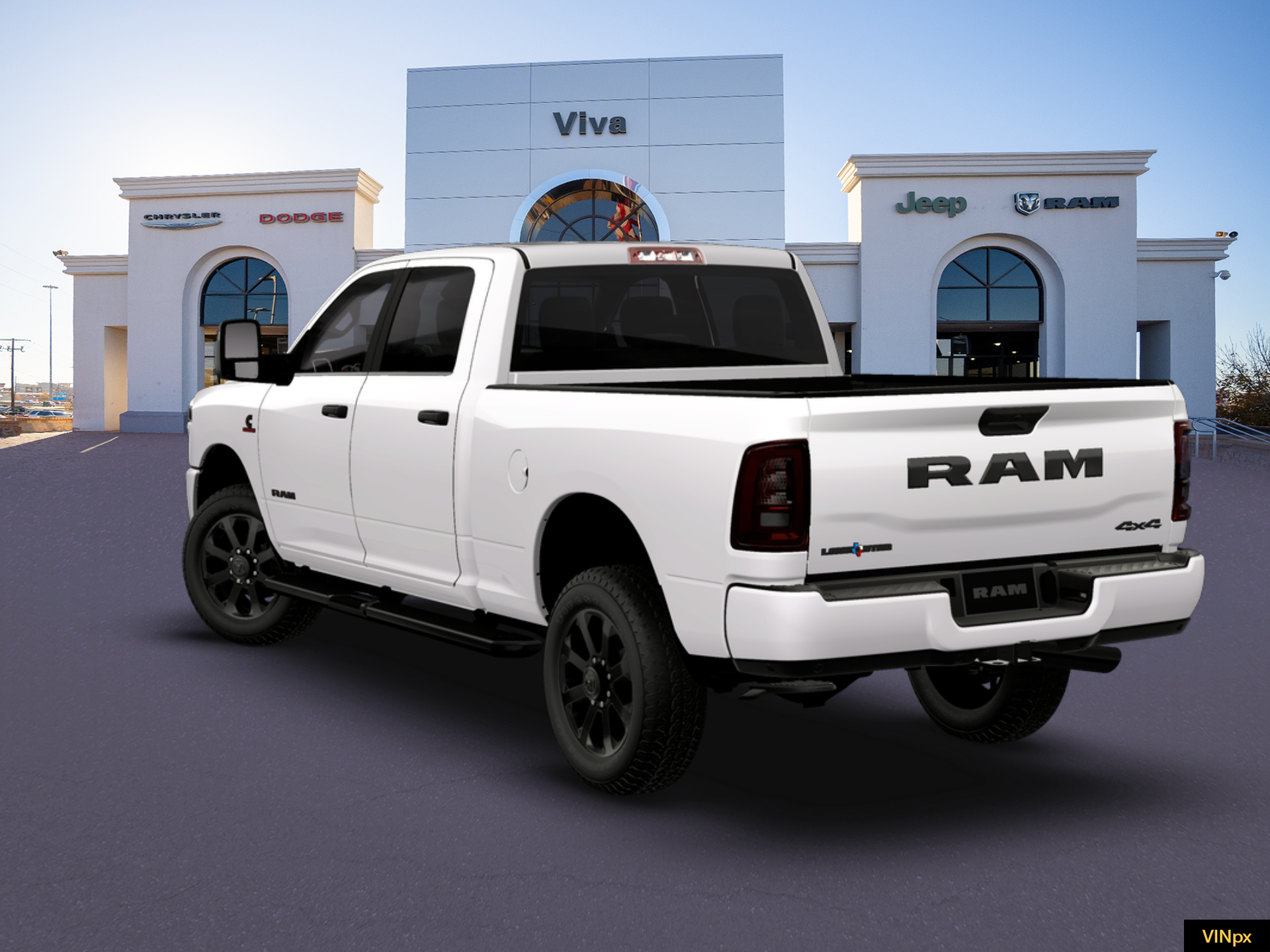 New 2026 Bright White Clear-Coat Exterior Paint RAM Big Horn image 17