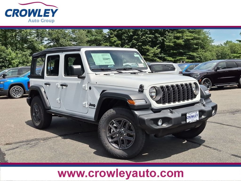 New 2026 Bright White Clear-Coat Exterior Paint Jeep Sport image 1