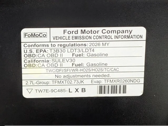 New 2026 Agate Black Metallic Ford STX® image 58