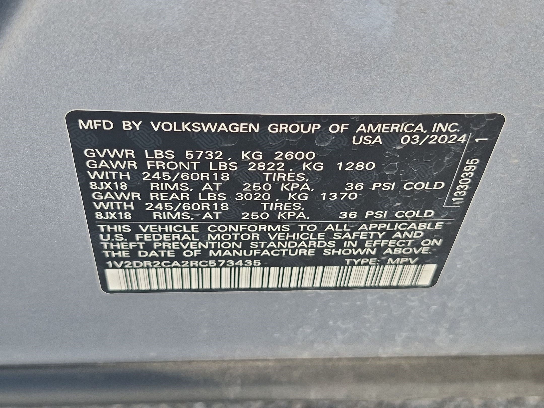 Certified Used 2024 Silver Mist Metallic Volkswagen 2.0T SE image 34