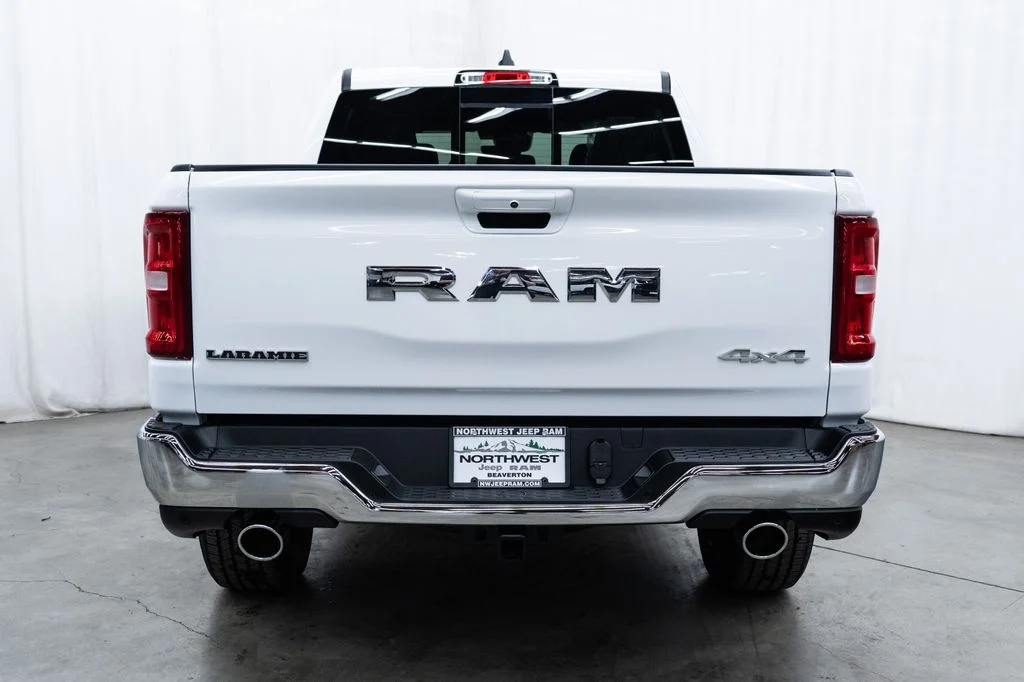 New 2026 Bright White Clear-Coat Exterior Paint RAM Laramie image 5