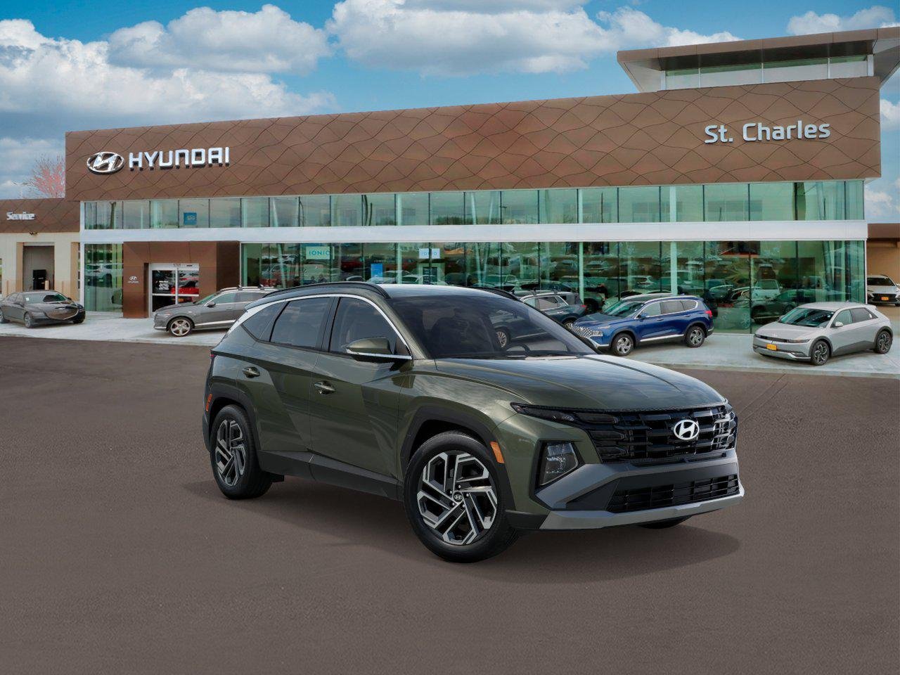 New 2026 Green Hyundai SEL AWD image 2