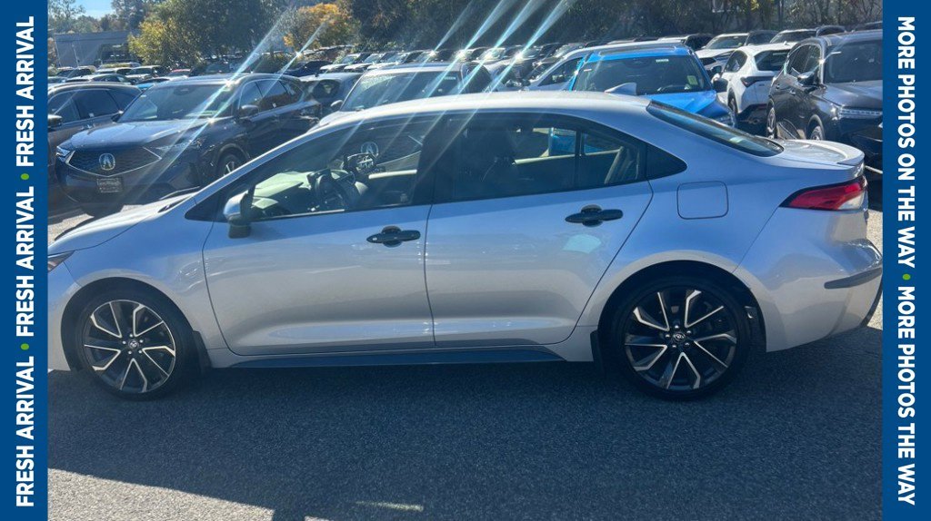 Used 2021 Silver Toyota SE image 4