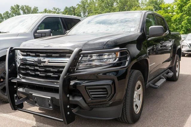 Used 2022 Black Chevrolet Work Truck image 1
