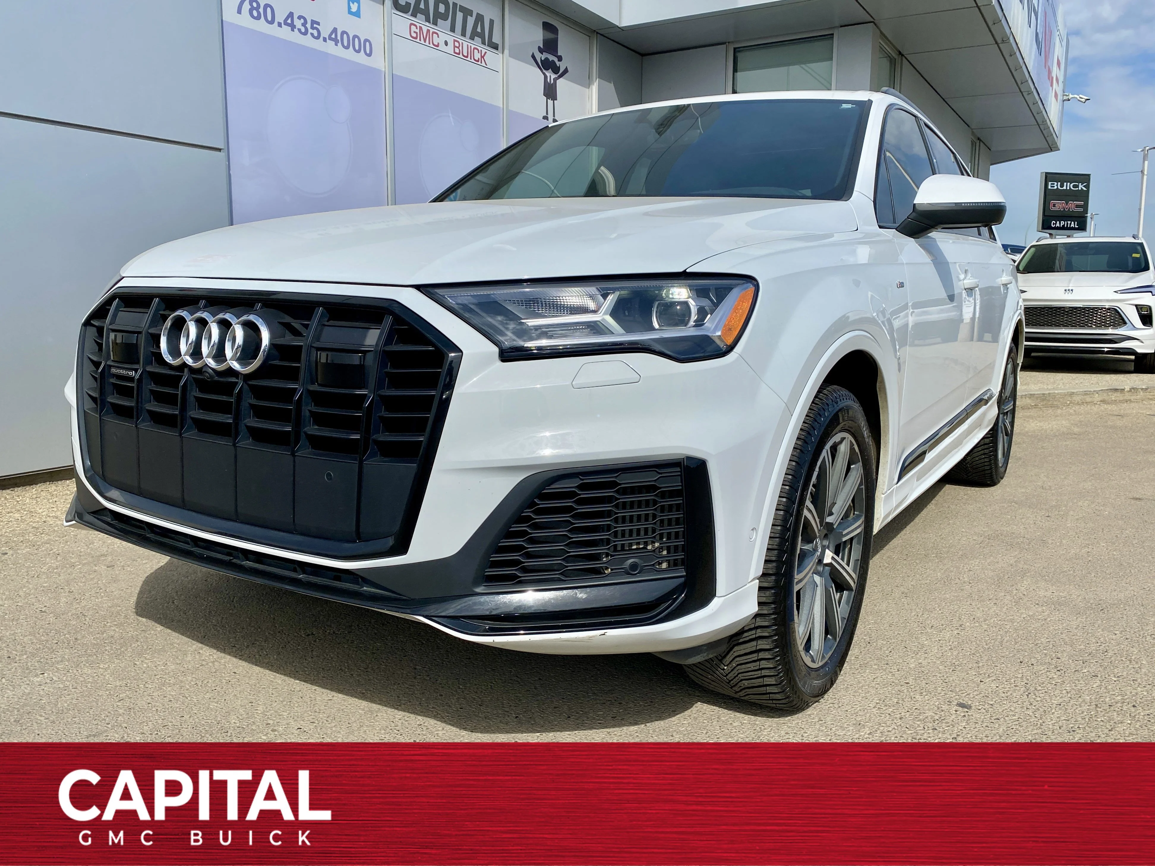 Certified Used 2021 White Audi Progressiv 55 TFSI quattro * PANORAMIC SUNROOF * RADAR CRUISE * DIGITAL DASH image 1