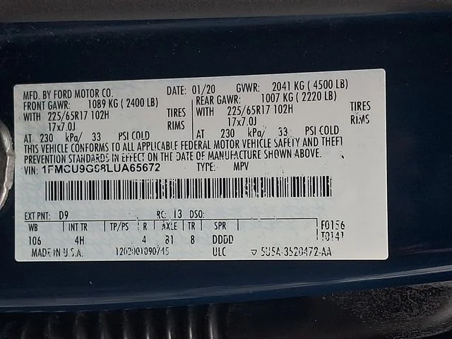 Used 2020 Green Ford SE image 24