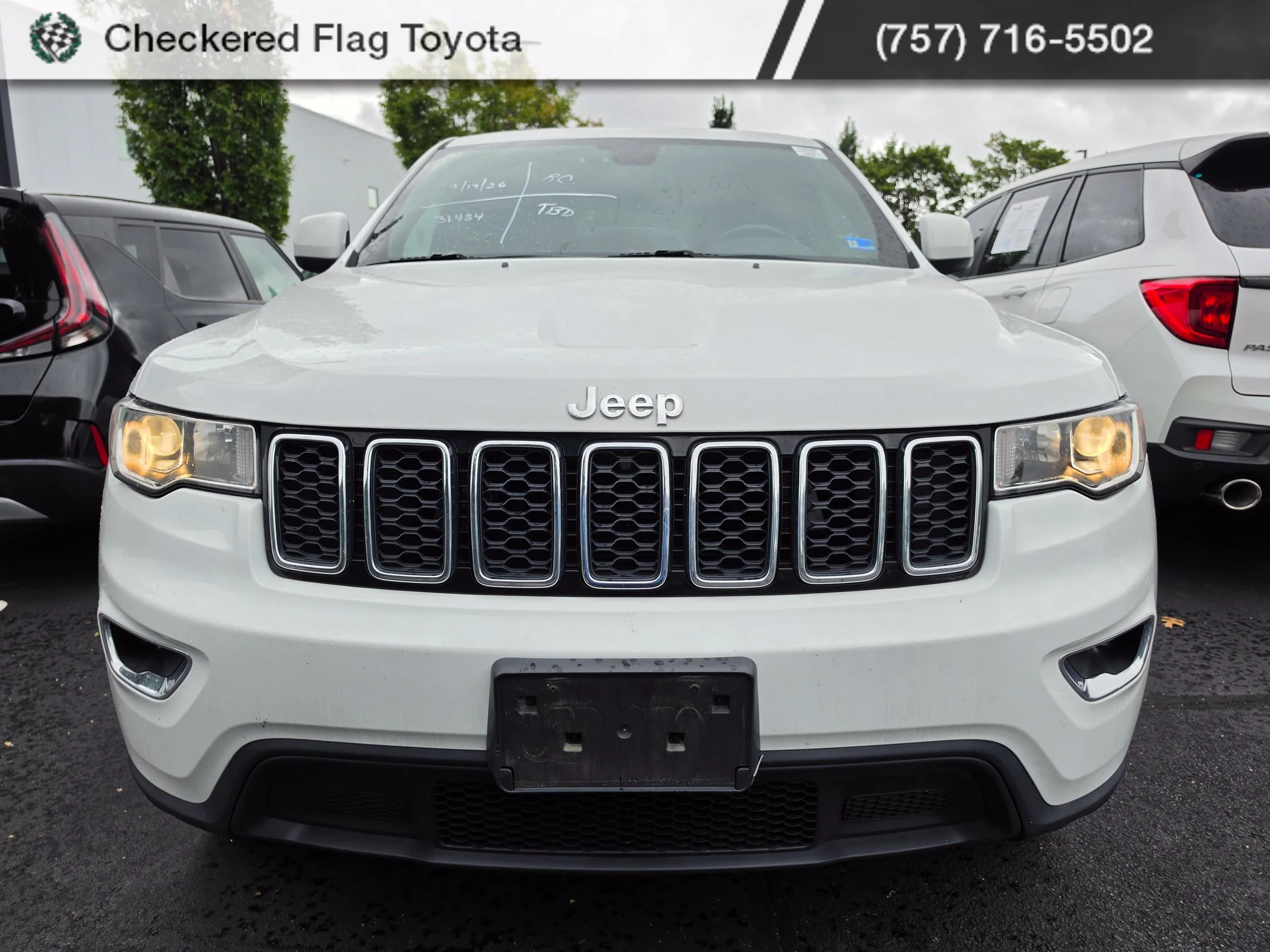Used 2021 Bright White Clearcoat Jeep Laredo E image 2