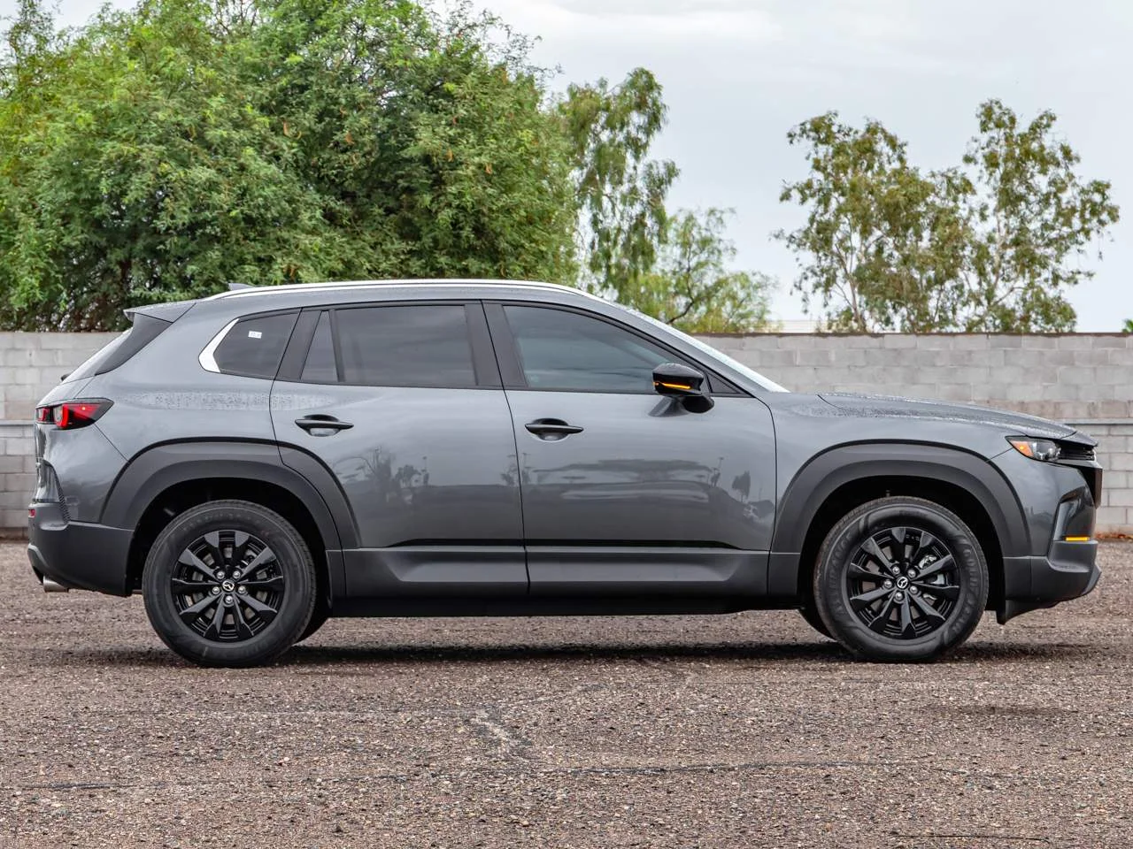 New 2026 Machine Gray Metallic Mazda Preferred AWD image 3