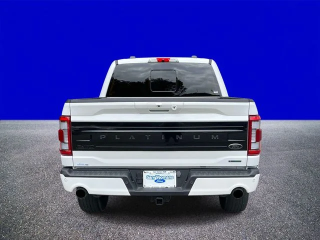 Used 2023 White Metallic Ford Platinum image 4