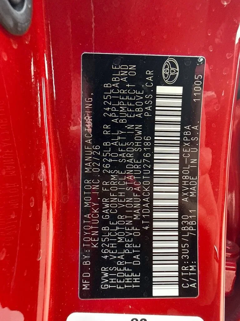 Used 2026 Red Toyota LE image 16