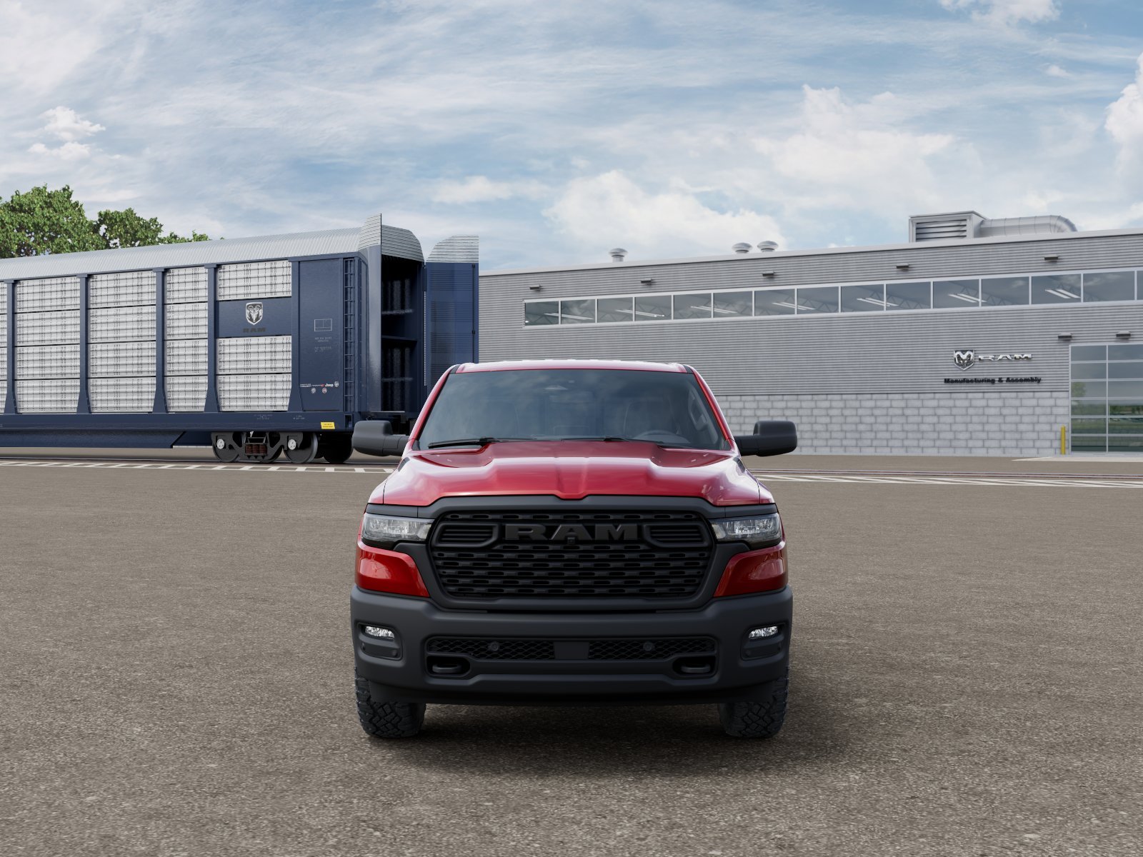 New 2026 Molten Red Pearl-Coat Exterior Paint RAM Warlock image 32