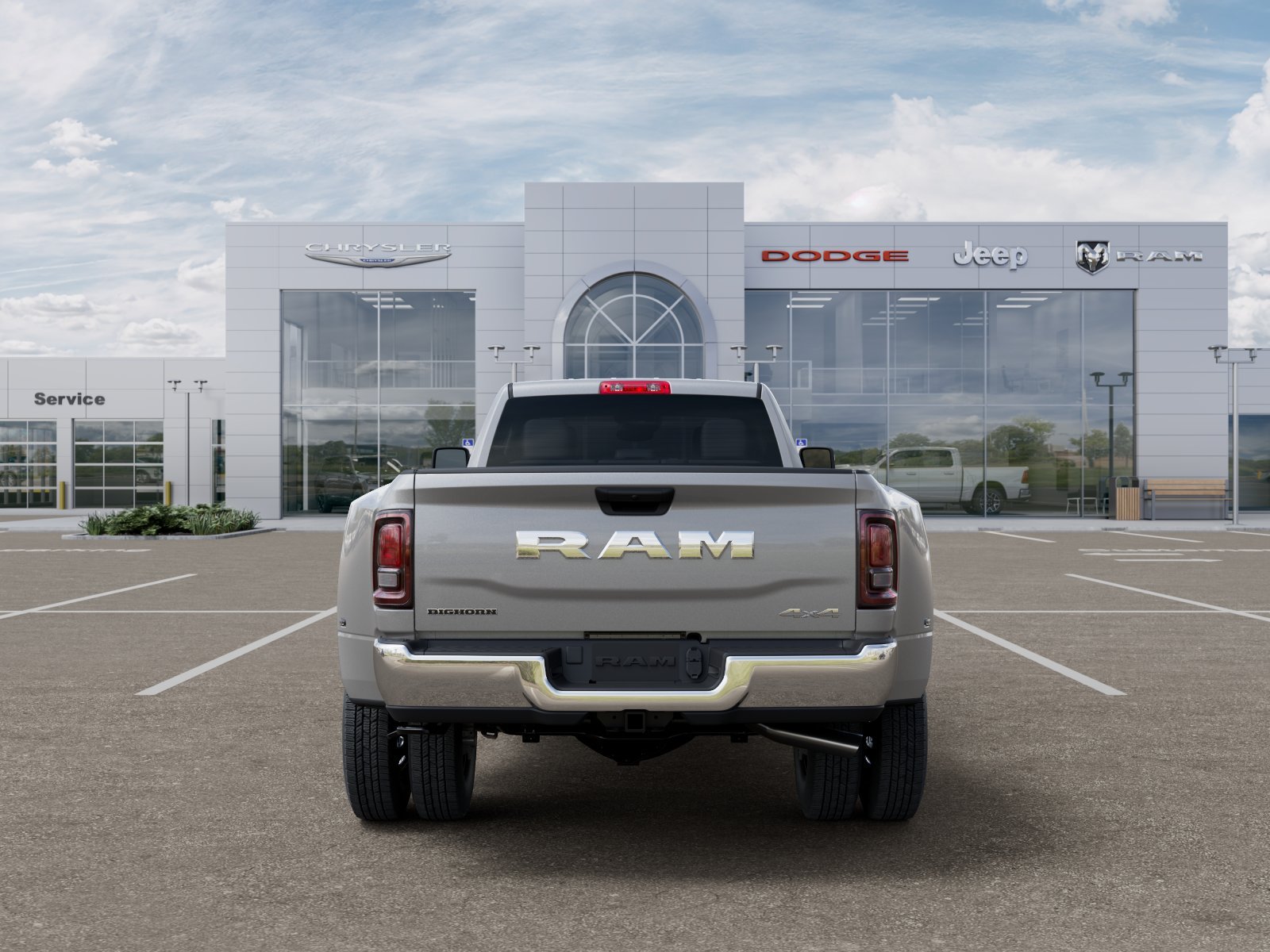 New 2026 Silver-Zynith Exterior Paint RAM Big Horn image 45