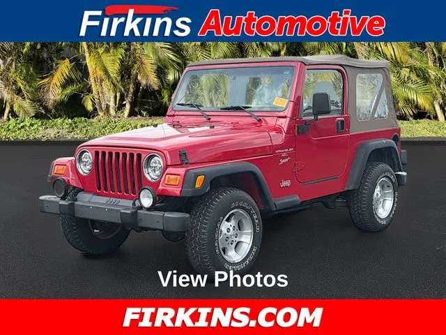 Used 2001 Red Jeep Sport image 1