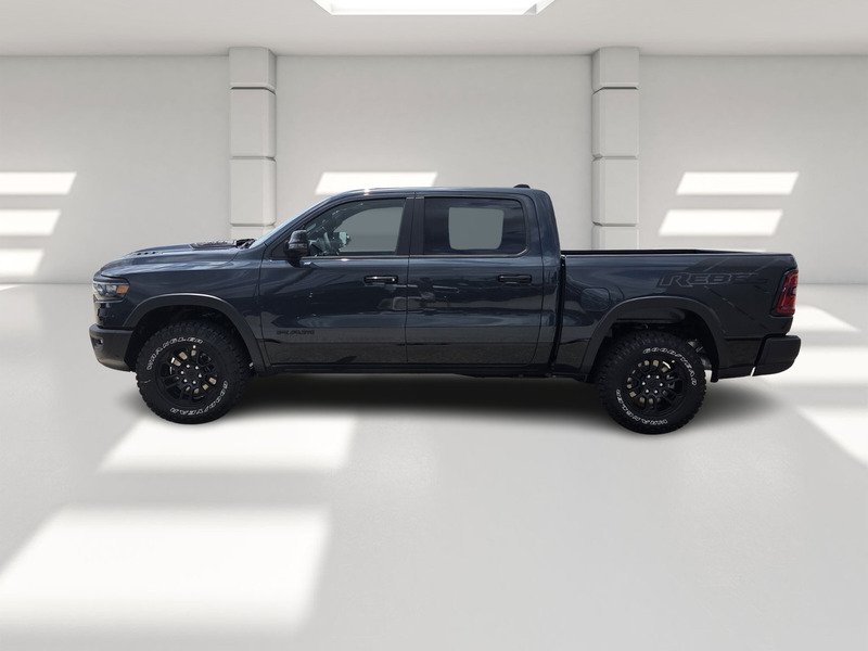 New 2026 Forged Blue Metallic Exterior Paint RAM REBEL 4X4 CREW CAB 5