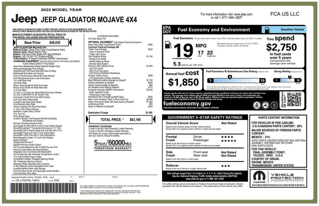 Used 2022 Gray Jeep Mojave image 4